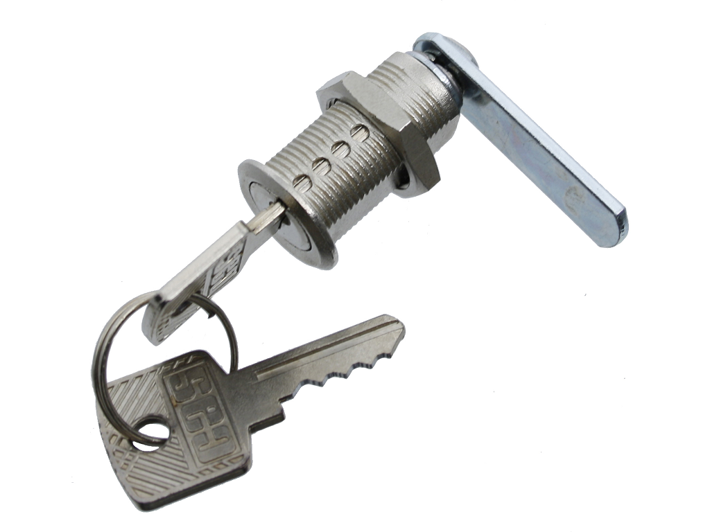 cas21625.png Cilindro con Levetta Piana d.16x25mm Nichelato | Cas/Meroni - immagine 1