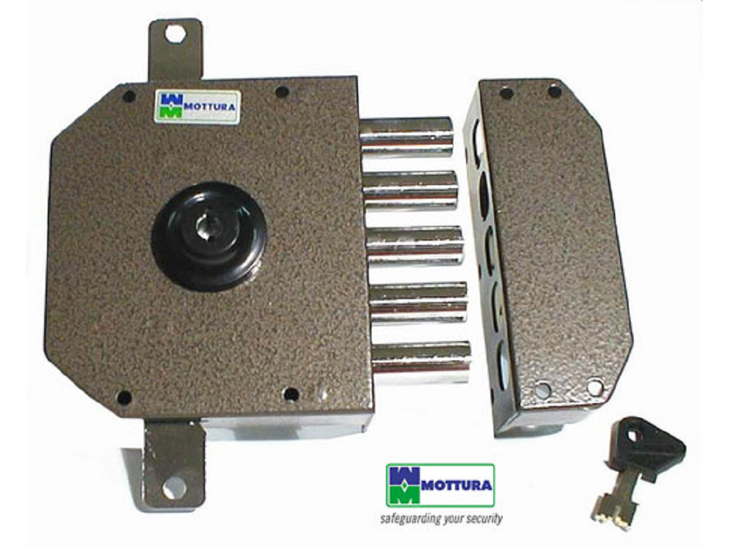 mot30620vd60xecc.png Serratura Applicare Triplice Pompa Senza Scrocco DX | Mottura - immagine 1