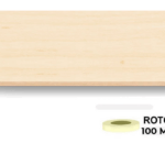 Bordo laminato preincollato spessore  0,40 mt.100 Acero h35 | Laminbord