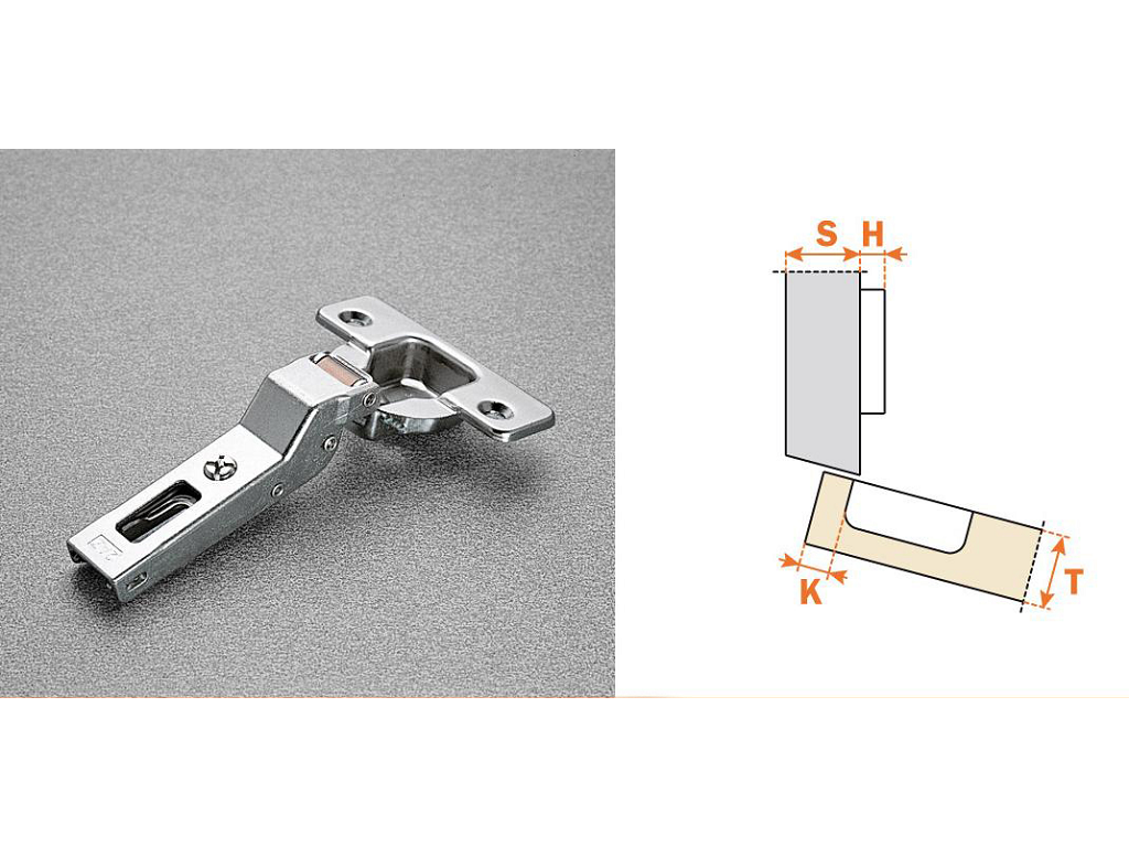 arsc2abz99.png Cerniera per Mobili Automatica 94° Serie 200 da avvitare Foro d.35 Sormonto 15°| Arturo Salice - immagine 1