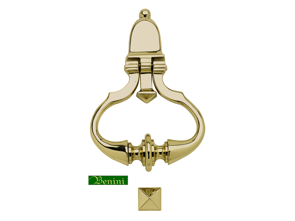 ben29c.png Battente Europa mm.150x210 Ottone PVD | Benini - immagine 1