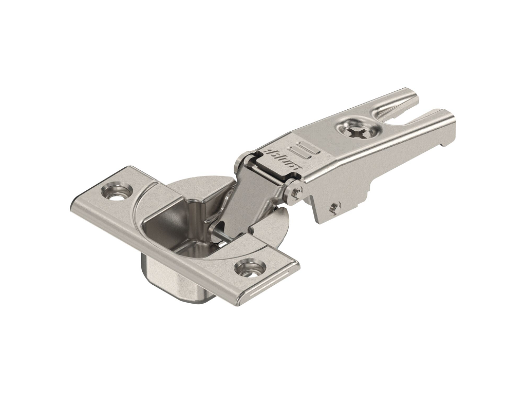 blum_cerniera_per_frigo_da_avvitare_foro_diritta_clip_top_nichelato.png Cerniera per Mobili con Molla per Frigo Braccio Corto 95° da avvitare Foro d.35 diritta Clip Top Nichelato Blum - immagine 1