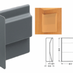 Guscio per Attacco Base 807 Grigio Chiaro Dx - SX  Camar