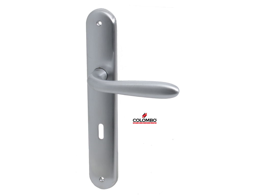 clmcd41pctc.png Maniglia Robot 8x70 Placca mm.240x38 Cromat | Colombo - immagine 1