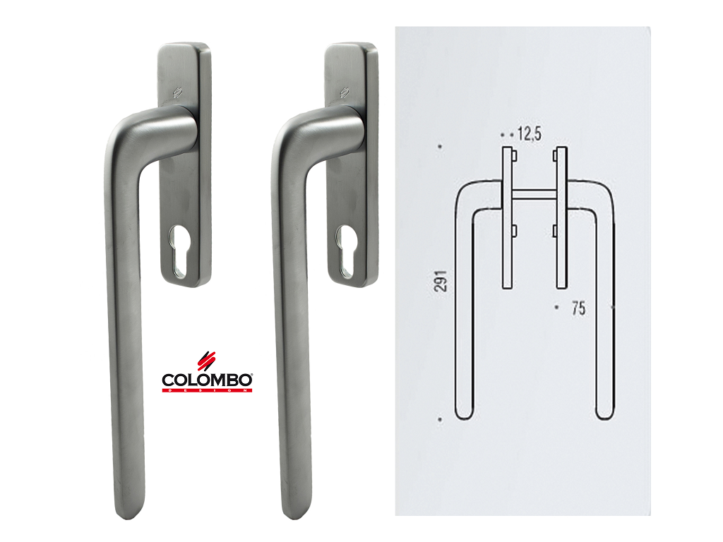 clmid413ycmc.png Maniglia per Alzante Scorrevole MOD.Roboquattro S Coppia Yale Cromat | Colombo - immagine 1