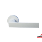 Maniglia Robocinque Rosetta Tonda d.50x10h Foro Chiave BI-Biancomat | Colombo