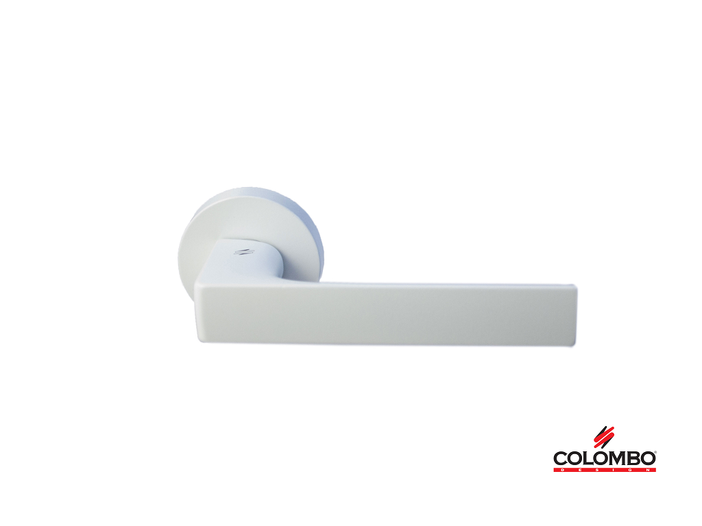 clmid61rbi.png Maniglia Robocinque Rosetta Tonda d.50x10h Foro Chiave BI-Biancomat | Colombo - immagine 1