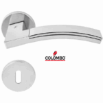 Maniglia Trama lc71 Rosetta Tonda d.50x6h Foro Chiave Cromat/Cromo | Colombo