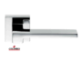 MANIGLIA ZELDA ROSETTA QUADRA DA 52x52x10 mm. FORO CHIAVE prodotta da COLOMBO - immagine 2