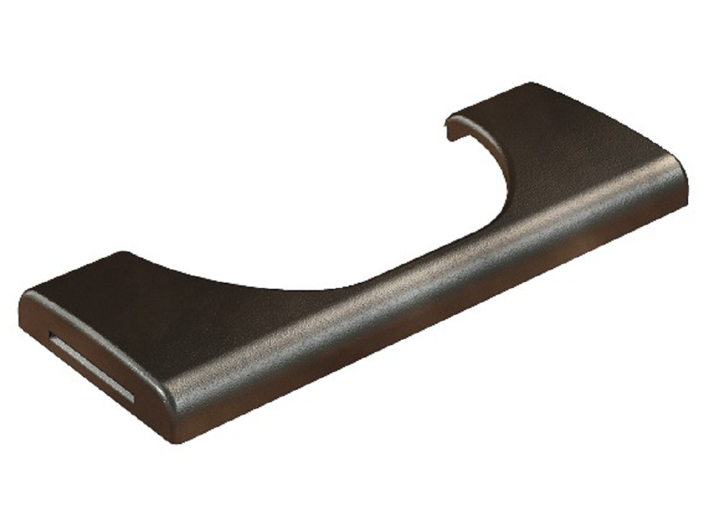 elm70t35040ons.png Placchetta di Copertura del Fondello Cerniera Clip Top 110°Nero Onice | Blum - immagine 1