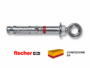 TA M 10 OD Tassello Acciaio Espansione Prolungato con Occhiolo pz.50 | Fischer