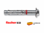 TA M - S Tassello Acciaio Espansione Prolungato con Vite TE d.12-18 pz.25 | Fischer