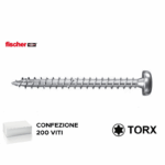 Vite Legno TC Torx Tx20 FPF - PT ZPF Zincata pz.200 mm.5,0x35 | Fischer