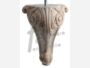 Piede Legno Faggio Grezzo con Vite Filettata Ma10x30 d.120x120/ 30 mm.200h | Gpi - immagine 2
