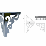 Piede Metallo Cromo Lucido d.105x105/20x20 mm.150 | Gpi