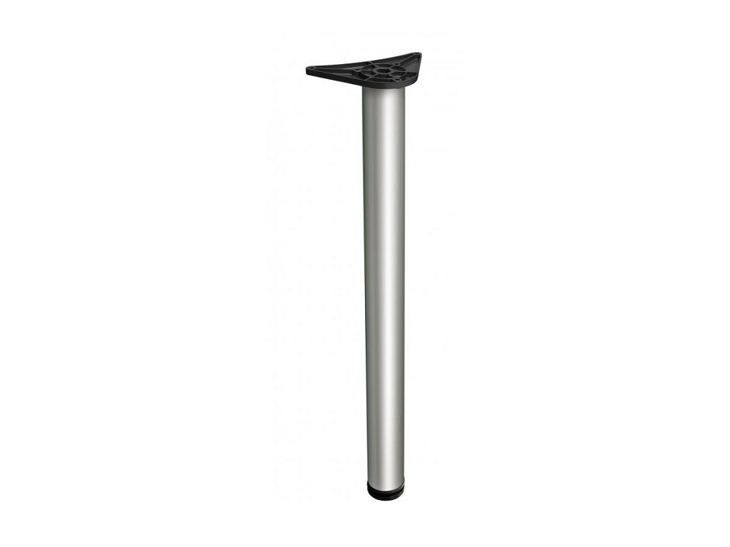 gtvnma6071005.png Gamba per Tavolo in Confezione da pz.4 d.60 x 710h mm. con Viti Alluminio Opaco | GTV - immagine 1