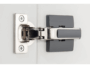 Cerniera Chiusura Automatica d.40 Anta Larga Fino a mm.900 Apertura 95° Collo Basso Nichelato Nero | Lamp - immagine 2