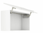Meccanismo Anta Basculante Free Up Modello Free Swing kg.8,5–17,1 mm.670-800h Bianco | Hafele - immagine 3