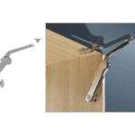 SUPPORTO PER SPORTELLI TELAIO LEGNO mm.28/69 REG.1-12 NICHEL VARIE FORZE