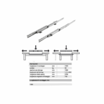 Guide Tavolo Apertura Centrale 3 Allunghe Portata kg.90 mm.120/2790 | Hafele
