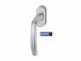 Maniglia per Finestra DK Atlanta Movimento 4 Scatti Nylon 7x35 Alluminio F1 Argento | Hoppe