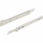 Guide per Cassetto a Rulli Nylon Estrazione Parziale Portata kg.35 Soft-Roller Reas Bianco mm.700 | Hafele