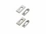 Bocchetta Rettangolare Foro Yale per Cilindro Europeo mm.30x70x5h AISI304 Acciaio Inox varie finiture | Reguitti Inox