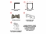 Sistema Di Scorrimento Per 3 Ante A Libro Portata 10kg Per Anta Kit Per Armadi Mod. Zig Zag Wardrobe Binari 3MT - Terno Scorrevoli