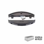 Clamex Giunzione con Chiusura Metallica per Pannelli mm.13-16 MOD.145372 P-10 Pz.80 | Lamello