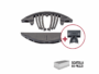 TENSO P14 GIUNZIONE AUTOBLOCCANTE INVISIBILE NYLON NERO CON CLIP mod.145415S pz.80 prodotto da LAMELLO