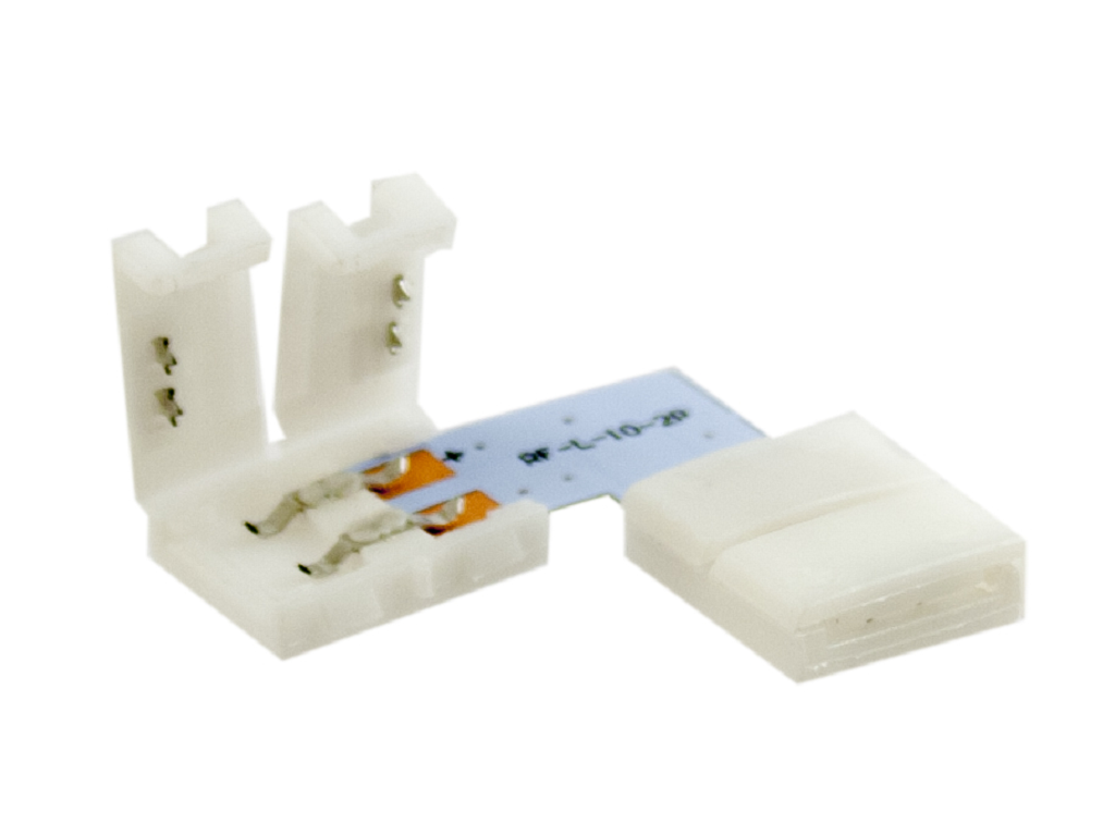 lpoconn5050ffang.png Connettore Angolare Ip20 per Stripled ad Innesto Mmm.10 50x50 Trichiip | Lampo - immagine 1