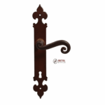 Maniglia Ferro 8x90 Placca mm.290x38 Ferro Vecchio Protetto   Metal Style