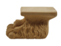 Piede Pasta Legno Zampa Leone mm.120x80x70h  | Metal Style - immagine 3