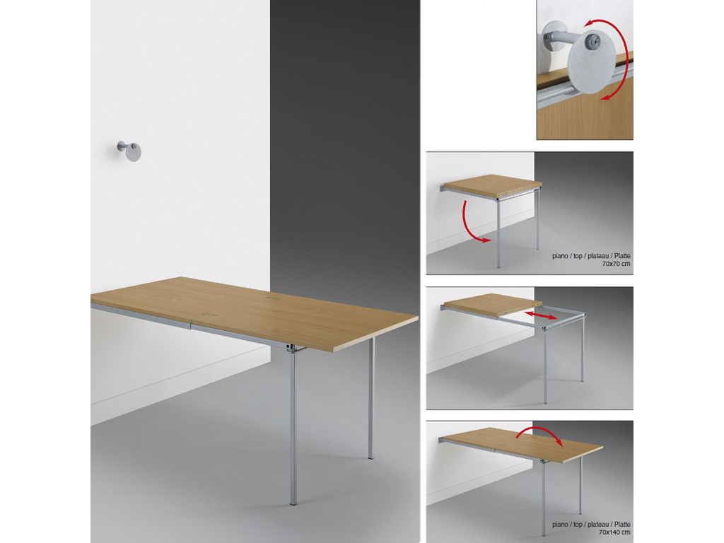mnt53222700.png Struttura Pieghevole per Tavolo cm.71h Verniciato Manart - immagine 1