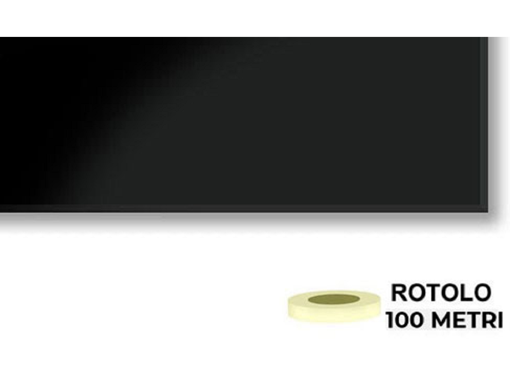nero-opaco-100.png Bordo laminato preincollato spessore 0,40 mt.100 Nero varie altezze | Laminbord - immagine 1