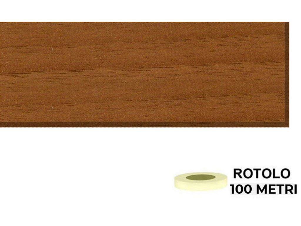 noce-tanzania-100.png Bordo laminato preincollato spessore 0,40 mt.100 Noce Tanzania h25 | Laminbord - immagine 1