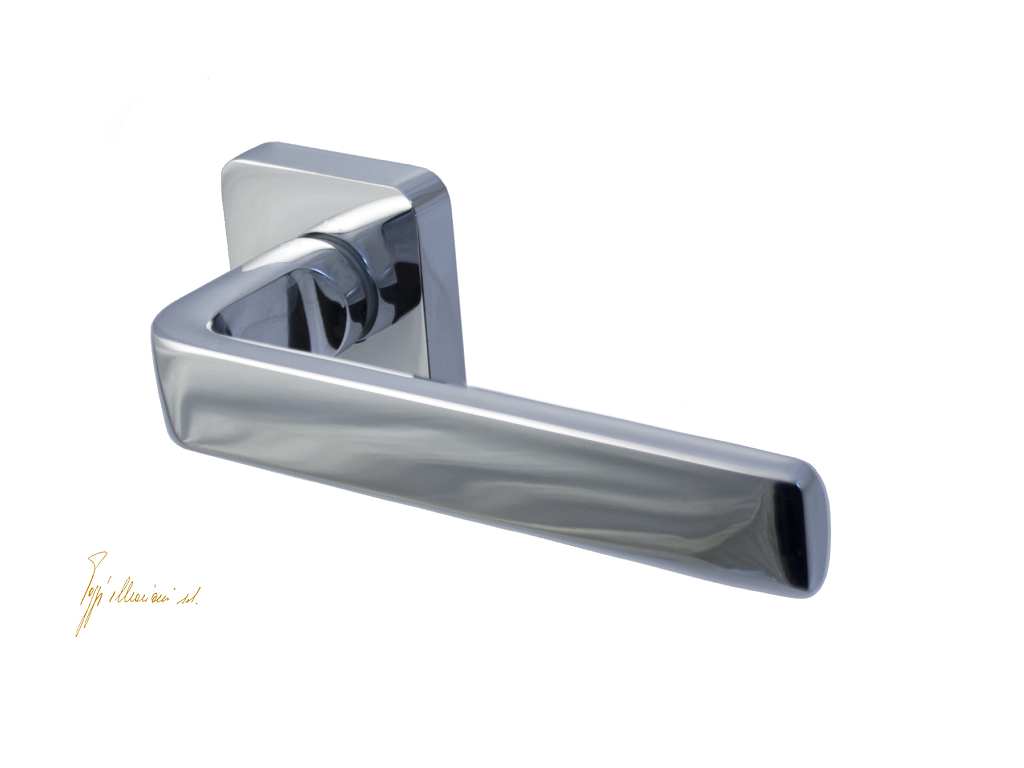 pog119rq8cl.png MANIGLIA ELENA ROSETTA QUADRA d.45x45x9h FORO CHIAVE prodotta da POGGI & MARIANI - immagine 1