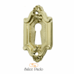 Bocchetta Varsavia Foro Chiave mm.35x60 OL-Ottone Lucido | Salice Paolo