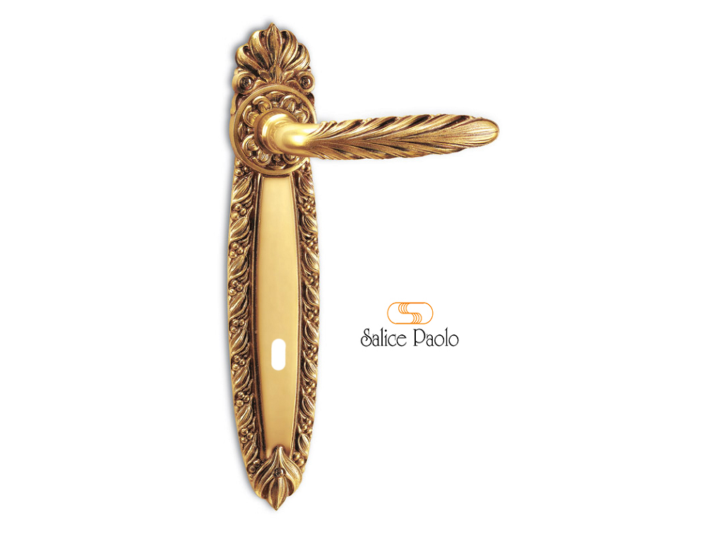 pss3046f70povc.png Maniglia Reims 8x70 Placca mm.270x52 Pov | Salice Paolo - immagine 1