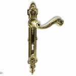 Maniglia Vienna 8x90 Placca mm.290x43 Ol   Salice Paolo