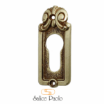 Bocchetta Lisbona Foro Yale per Cilindro Europeo mm.51x88 POV-Patinato Oro Vecchio | Salice Paolo