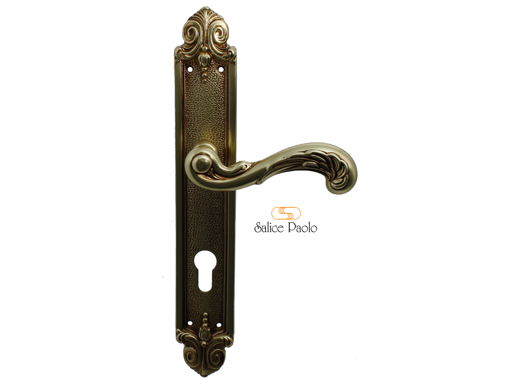pss4301f85povc.png Maniglia Beirut 8x85 Yale Placca mm.290x45 Pov Salice Paolo - immagine 1