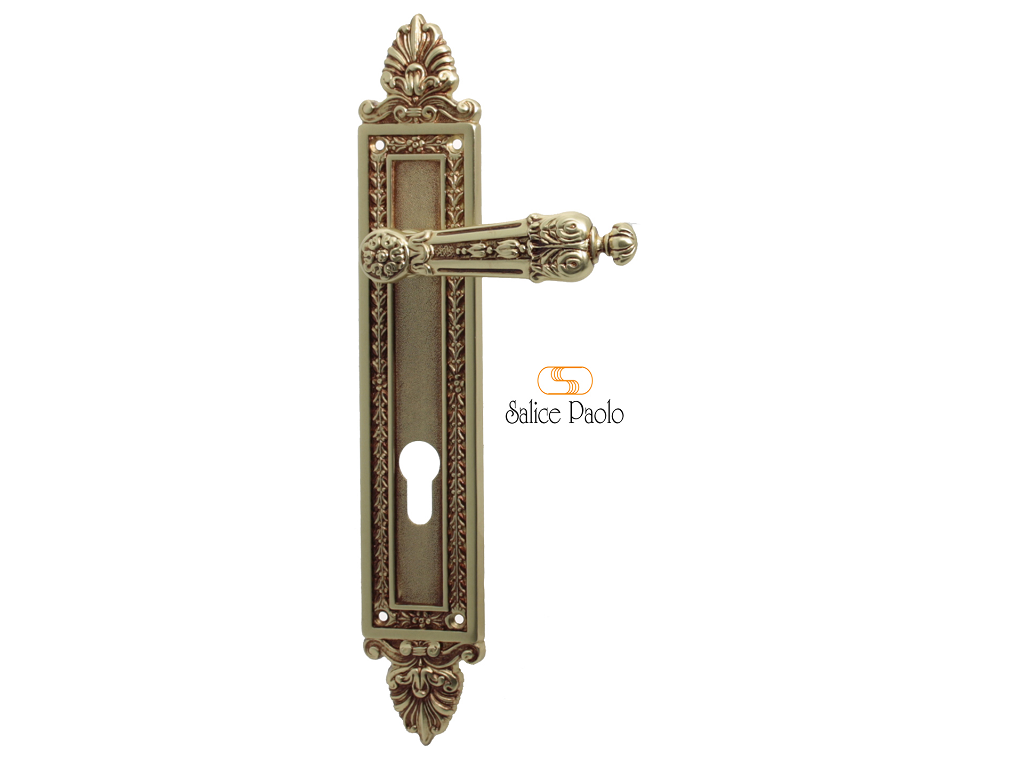 pss4316f85povc.png Maniglia Pompei 8x85 Yale Placca mm.296x50 Pov Salice Paolo - immagine 1