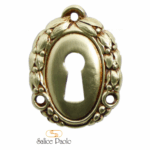 Bocchetta Urbino Foro Chiave mm.43x57 POV-Patinato Oro Vecchio | Salice Paolo