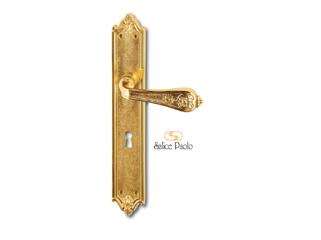 pss4346f70olc.png Maniglia Varsavia 8x70 Placca mm.268x45 Ol Salice Paolo - immagine 1