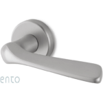 Maniglia Dafne Rosetta Tonda d.50x6h Bocchetta Foro Chiave CRS-Cromo Satinato | Ento
