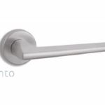 Maniglia Pilot Rosetta Tonda D.50x6h Foro Chiave Crs-Cromo Satinato | Ento
