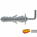 SB 12/2 Tassello Nylon Espansione a Vite pz.100 Gancio Medio | Fischer