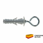 SB 9/3 Tassello Nylon Espansione a Vite pz.100 Occhiello Chiuso | Fischer