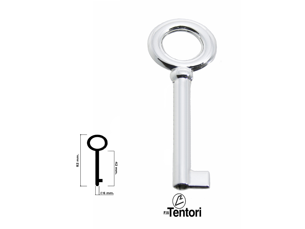 tenh1680arlcc.png CHIAVE MOBILE FEMMINA d.6x42/82 VARIE FINITURE - immagine 1